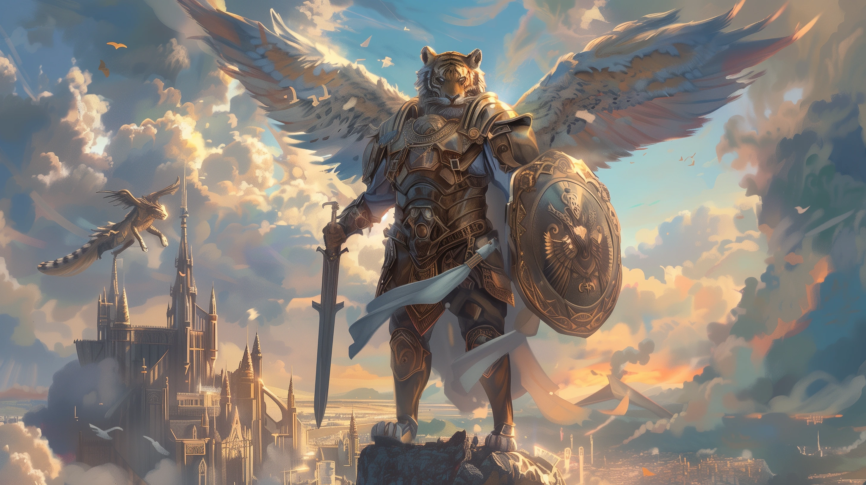 Animal-Fantasy Fusion: Skyborn_Guardian